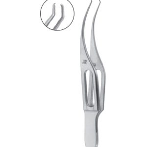 Harms Colibri Tissue Forceps, 75mm, With Tying Platform Very Delicate, 1 x 2 Teeth, 0 12mm