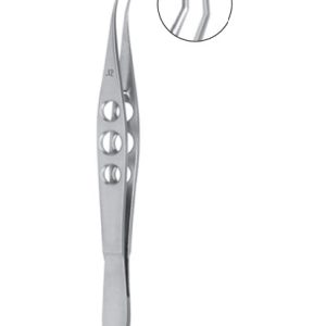 Castroviejo Colibri Forceps, 110mm, Very Delicate, 1 x 2 Teeth, 0 12mm
