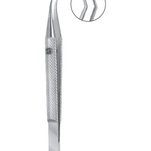 Girard Corneoscleral Forceps, 105mm, 1 x 2 Teeth, 0 12mm, With Tying Platform, For Use In Right Hand
