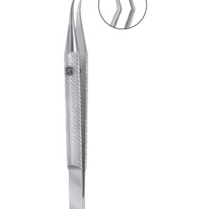 Girard Corneoscleral Forceps, 105mm, 1 x 2 Teeth, 0 12mm, With Tying Platform, For Use In Left Hand