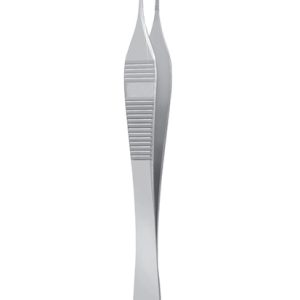 Micro Adson Dressing Forceps, 120mm, 0 5mm Tip, Serrated Jaws, Straight