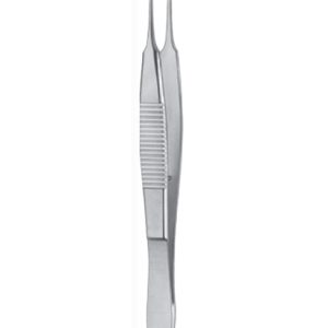 Lester Fixation Forceps, 95mm, Straight, 1 x 2 Teeth