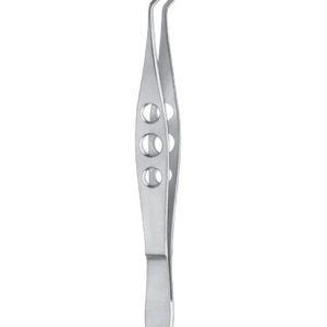 Troutman Superior Rectus Forceps, 110mm, 1 x 2 Teeth Angled