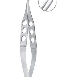 Inamura Capsulorrhexis Forceps, 115mm, Delicate Tapered Shanks To Seal The Incision During Continuous Curvilinear Capsulorrhexis