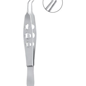 Nevyas Capsulorrhexis Forceps, 105mm, Cystotome Shaped Tips Extremely Thin, 11mm Long Shanks