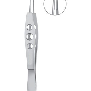 Harms Tying Forceps, 105mm, Standard Smooth Jaws For 7 0 To 9 0 Sutures, Straight