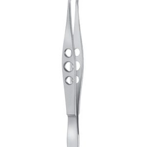 Barraquer Cilia Forceps, 100mm, Lightly Angled