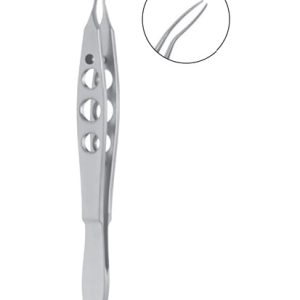 Spaleck Soft IOL Inserting Forceps, 100mm, Delicate Highly Polished Convex Jaws