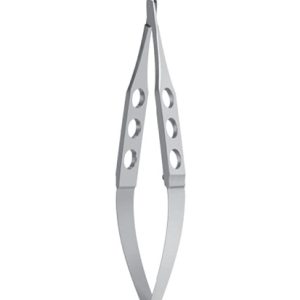 Blaydes Lens Holding Forceps, 115mm, Very Delicate Narrow Jaws Angled 45°
