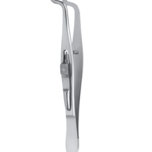 Berke Ptosis Forceps, 110mm, With Slide Lock Longitudinally Grooved Jaws, 20mm Long