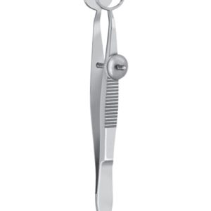 Baird Chalazion Forceps, 95mm, Oval, 11 x 8mm I D , Small
