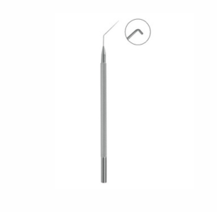 Reversed Sinskey Hook, 115mm, 0 2mm Diameter Blunt Tip
