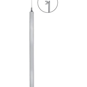 Kuglen Iris Hook & Lens Manipulator, 115mm, Clover Leaf Model, Flat Handle, Straight