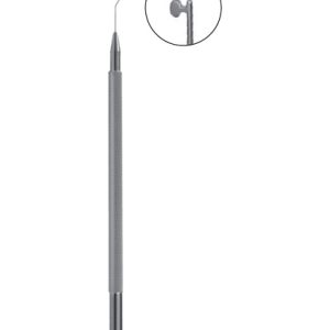 Kuglen Iris Hook & Lens Manipulator, 115mm, Push Pull Model, Flat Handle, Angled