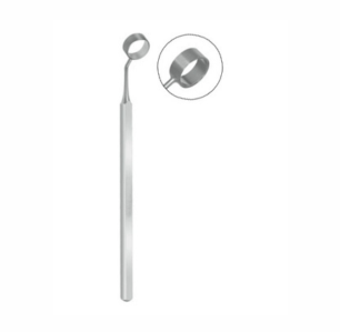 Camellin Style Lasek Alcohol Well, 120mm, 9 5mm Diameter, 270 Degree Semi Sharp Edge 90 Degree Cut Out for Flap Hinge