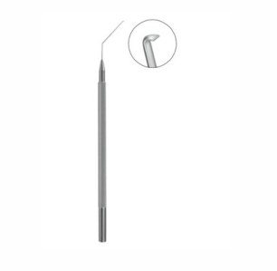 Endothelial Stripper, 120mm, 1mm Wide, Thin Beveled Tip, Smooth Surface