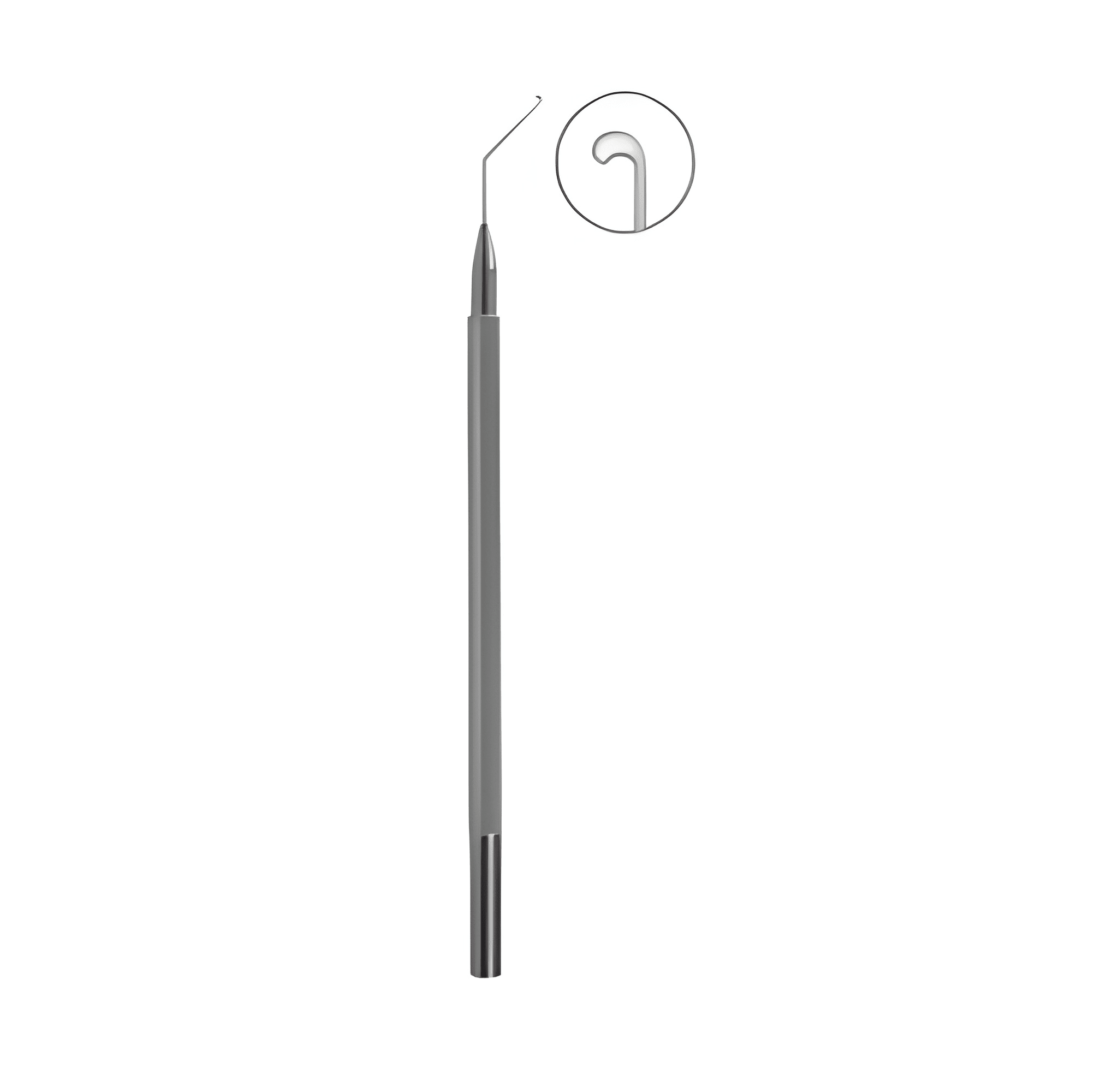 Grayson Nucleus Manipulator, 115mm, Flattened Smoothly Polished, 1 1mm Long With Tear Drop Shaped Tip Image 2