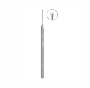 Aker Lens Pusher, 120mm, 0 8 mm Smooth, Fish Mouth Shaped Jaws, With Guard