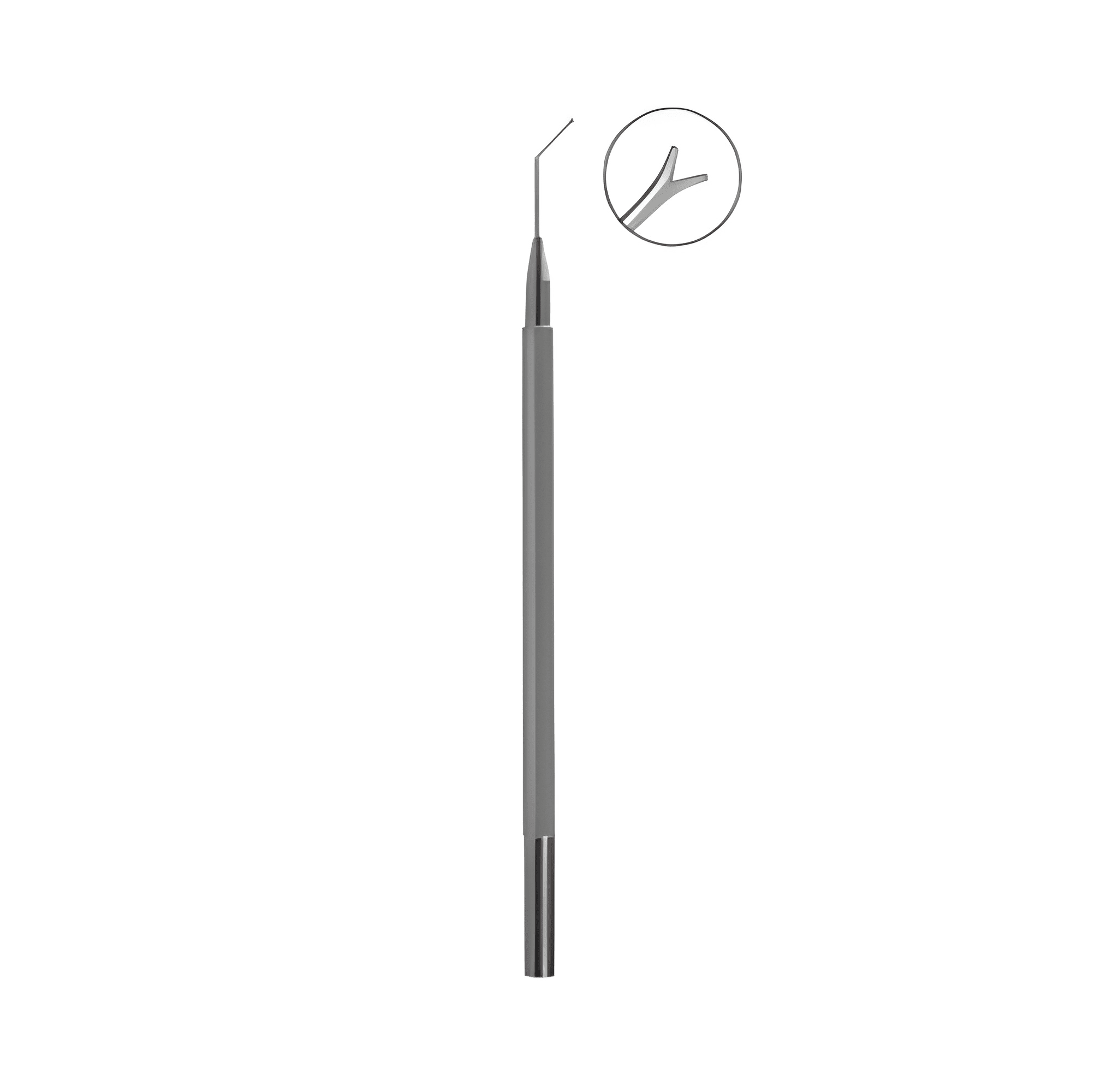 Bechert Lens Pusher, 115mm, 0 78mm Vertically Forked Tip With Angled to Tip Length of 10mm Image 2