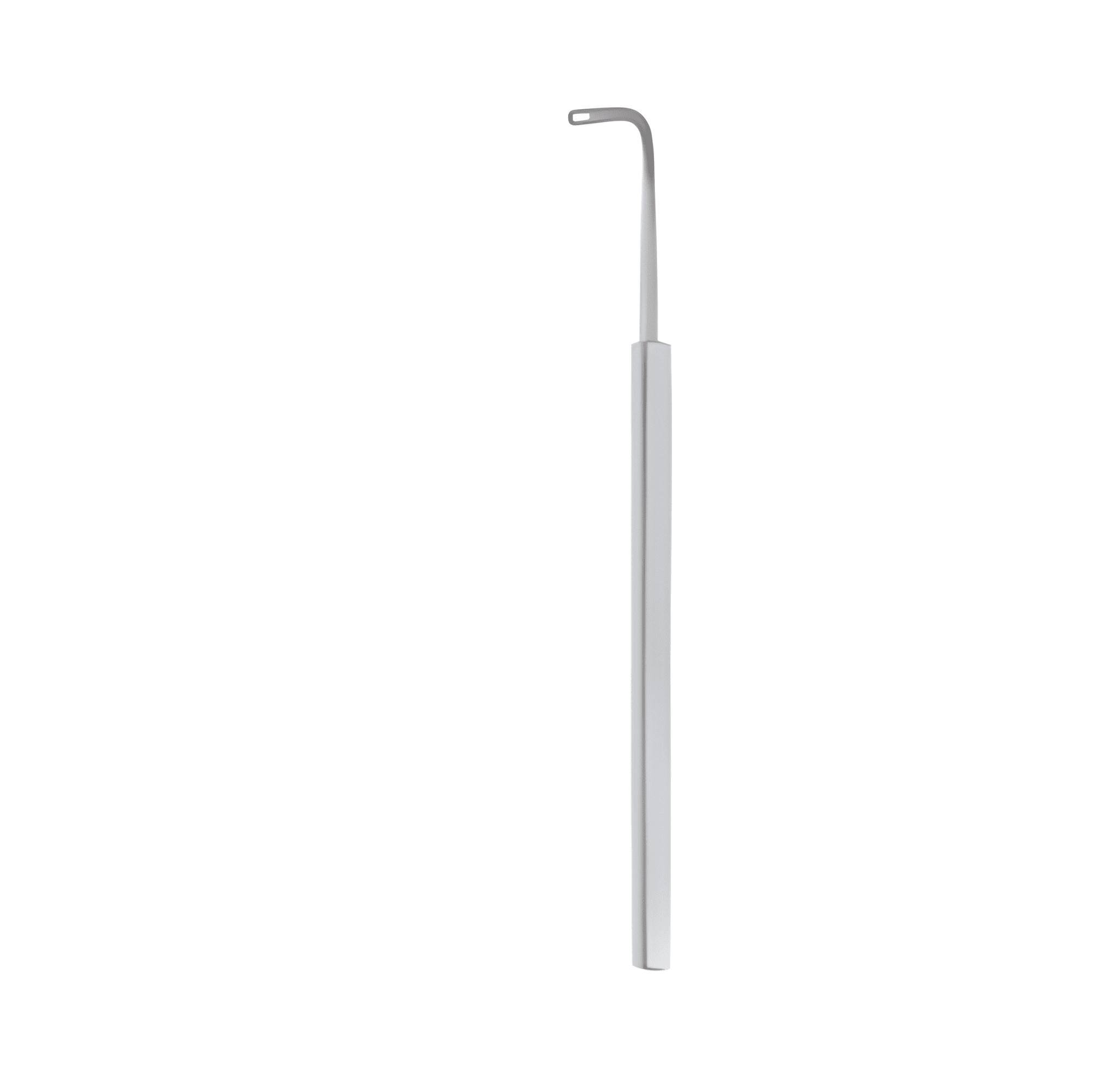 Gass Retinal Detachment Hook, 130mm, Flattened 13mm Wide Graefe Type Hook With 1 5mm Oval Eye Image 2