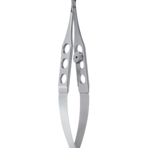 Mcpherson Needle Holder, 100mm, Very Delicate 0 5 x 9mm Tips, Very Delicate Jaws Curved, With Lock
