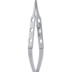 Jaffe Needle Holder, 130mm, Delicate Conical Jaws Straight, With Lock