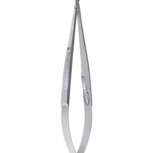 Castroviejo Needle Holder, 140mm, 1 0 x 12mm Delicate Jaws, Straight, Without Lock