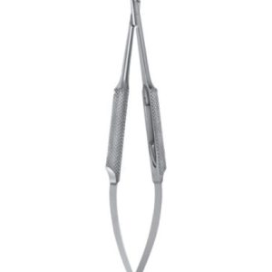 Drews Needle Holder, 105mm, Extra Delicate Jaws, Straight, With Lock