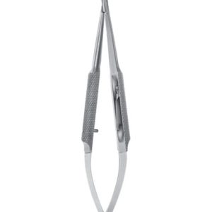Anis Needle Holder, 120mm, Extra Delicate Jaws, Straight, Without Lock