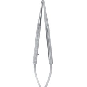 Needle Holder, 120mm, Extra Delicate Jaws, Curved, With Lock