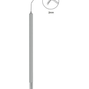 Dodick Kammann Nucleus Chopper, 120mm, 2mm Long Tip, Angled