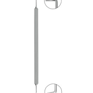 Warren Canine Phaco Chopper, 130mm, A Combination Of A 3 5mm Long Microfinger And A 2mm Long Pointed Quick Chop Tip