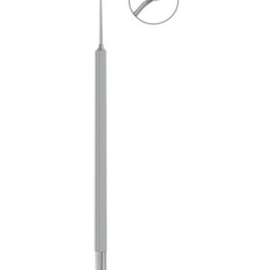 Escaf Nucleus Manipulator, 120mm, With 1mm Wide and 1 4mm Long Tip Angled at 45 Degree, 13mm Long from Bend to Tip Shaft