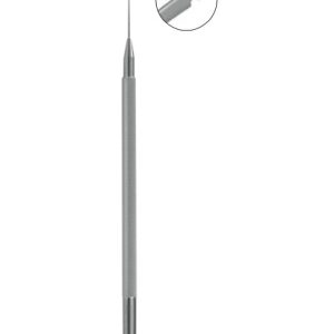 Koch Nucleus Spatula, 115mm, Slightly Curved 0 8mm Wide Duckbill Shaped Tip With Notches