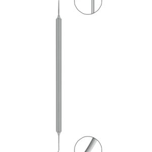 Lieberman Microfinger And Spatula, 140mm, 1 5mm Curved Left Tip With 10mm Long Shaft from Bend to Tip on One Side and 1mm Wide Spatula Shaped Tip on Other Side
