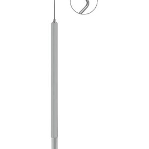 Escaf Nucleus Sustainer, 120mm, 0 5mm Ball Shaped Tip With Inferior Textured Surface 1 8mm Angled With 10mm Long Shaft