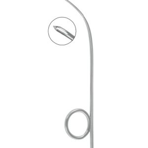 Wright Fascia Needle, 140mm, 1mm x 6mm Oval Hole