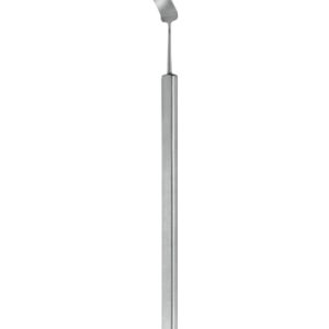 Helveston Tissue Retractor, 125mm, Thin Curved Blade Barbie 7mm Wide