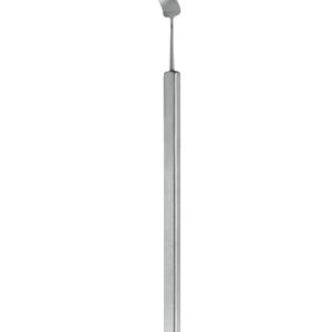 Helveston Tissue Retractor, 125mm, Thin Curved Blade Big Barbie 9mm Wide