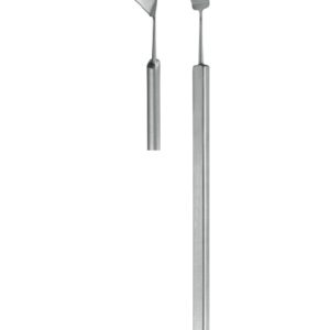 Helveston Tissue Retractor, 125mm, Thin Curved Blade Great Big Barbie 11mm Wide Concave Blade
