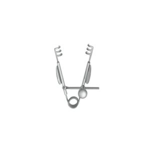 Agricola Lacrimal Sac Retractor, 140mm, 3 x 3 Sharp Prongs