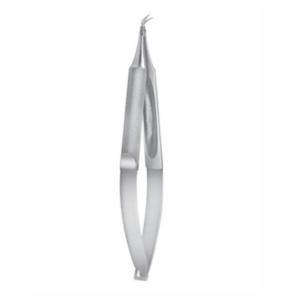Terry Micro Corneal Scissors, 100mm, Round Handle For Meticulous Control, Right