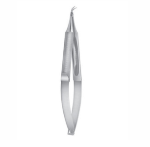 Terry Micro Corneal Scissors, 100mm, Round Handle For Meticulous Control, Left