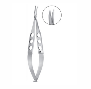 Tibolt Punctal Scissors, 115mm, One Conically Shaped Blade With Micro Grooves & Textured Surface 15mm Long Blades With Max 8mm Cutting Edge