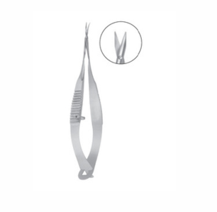 Mini Wescott Tenotomy Scissors, 110mm, 4mm Long Curved Blades Blunt Tips