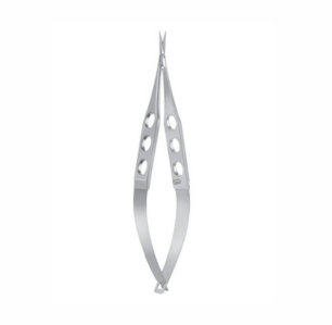 Iris Scissors, 110mm, Straight, Sharp Tips, 10mm Long Blades With Max 5mm Cutting Edge