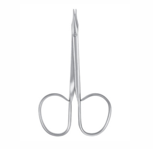 Stevens Tenotomy Scissors, 100mm, Ribbon Type, Blunt Tips, Curved
