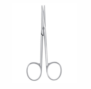 Knapp Strabismus Scissors, 115mm, Blunt Tips, Straight