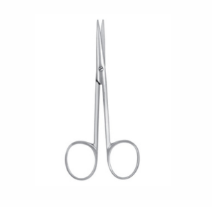 Knapp Strabismus Scissors, 115mm, Blunt Tips, Curved