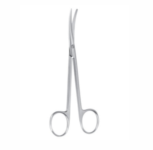 Metzenbaum Dissecting Scissors, 145mm, Gently Curved Blades, Blunt Tips